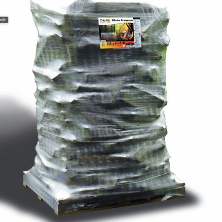 Bûches haut de gamme sur palettes Ø 30 – 2 400 dm³ – H = 1,85 m