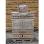 GAMME DE BÛCHES DE BOIS COMPRESSÉES